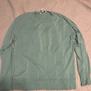 Athleta Womens Shirt Small sea green/blue gorgeous like new